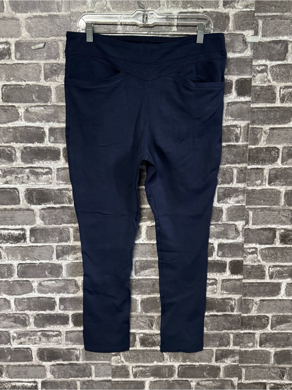 NWT Prana Monte Baldo Legging nautical navy blue cold weather activewear pants